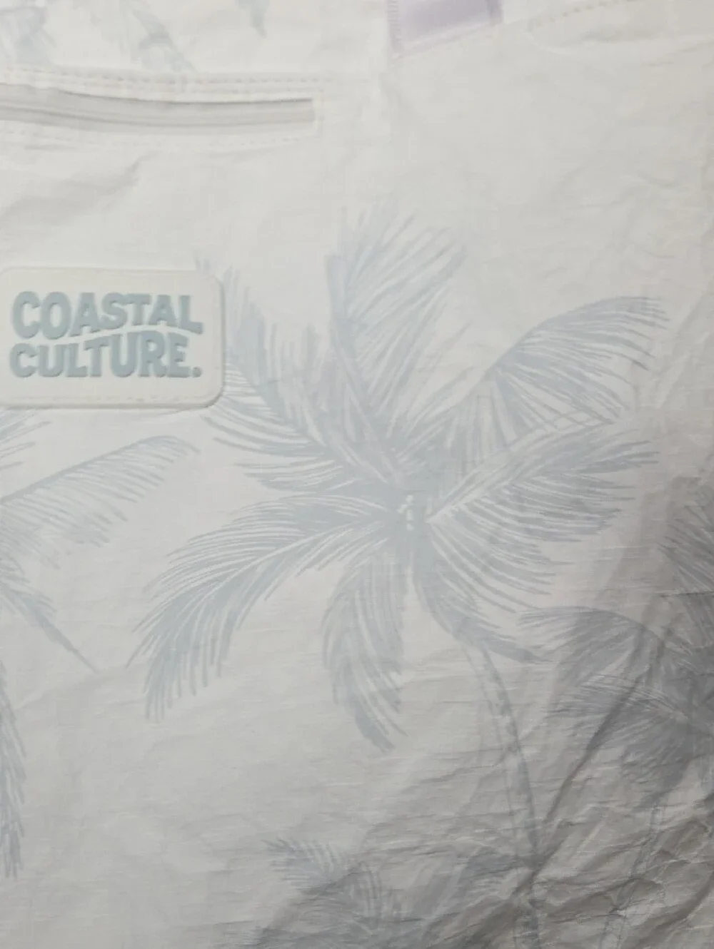 coastal culture tote white